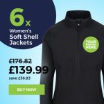 6 x Women's Soft Shell Jackets