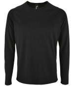 Mens SOL'S Sporty Long Sleeve Performance T-Shirt 02071