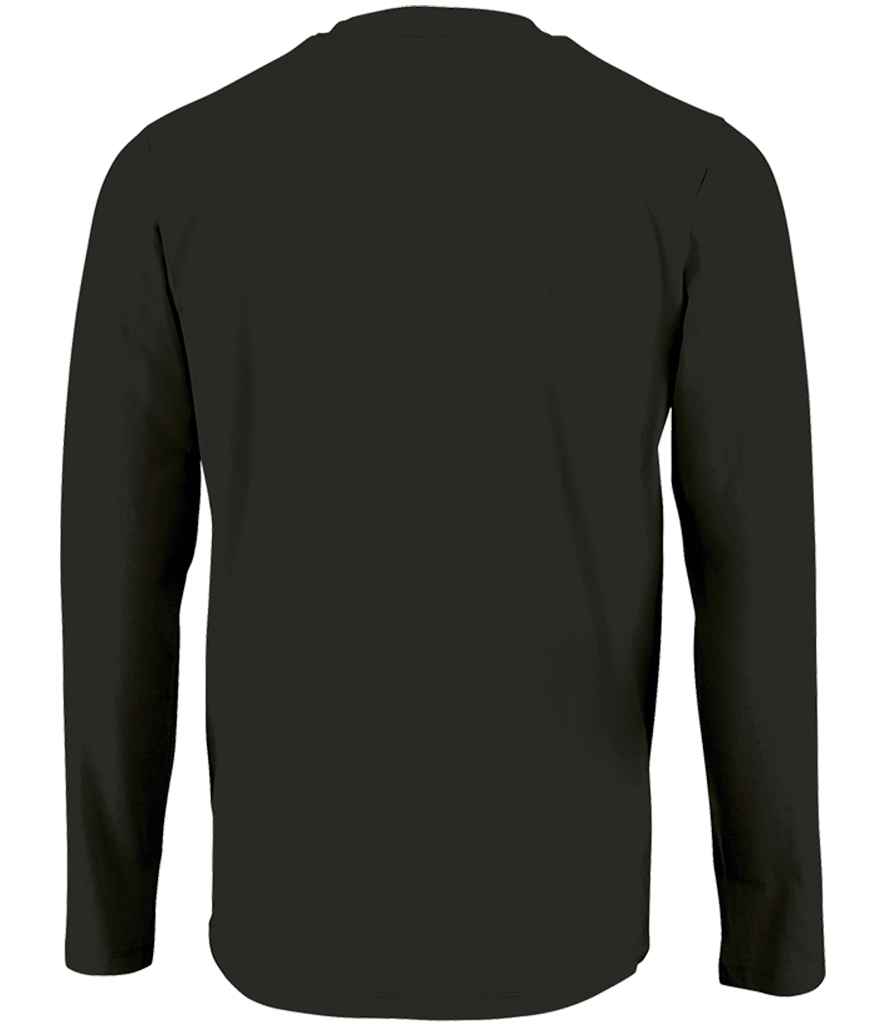 Mens SOL'S Imperial Long Sleeve T-Shirt 02074 - Image 3