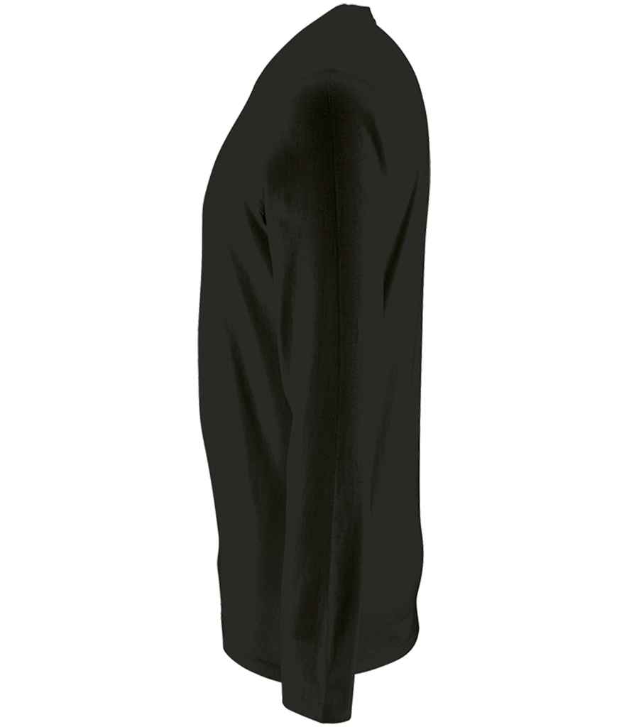 Mens SOL'S Imperial Long Sleeve T-Shirt 02074 - Image 2