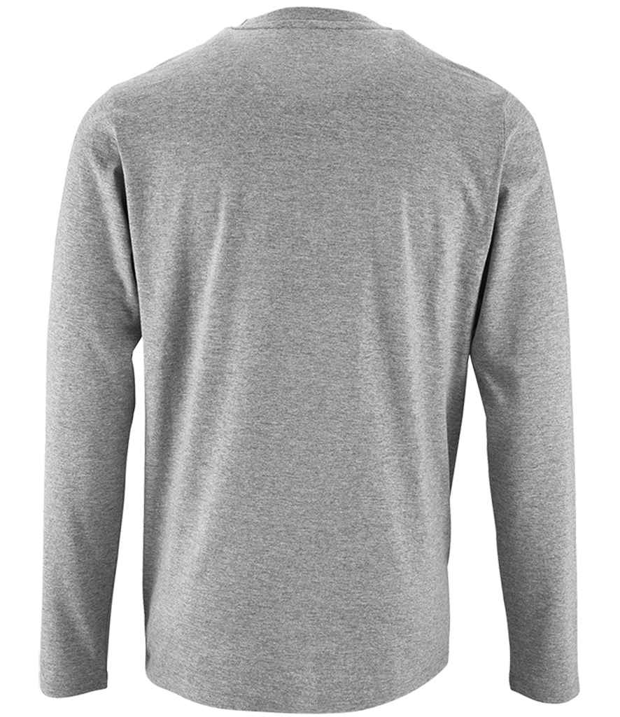 Mens SOL'S Imperial Long Sleeve T-Shirt 02074 - Image 16