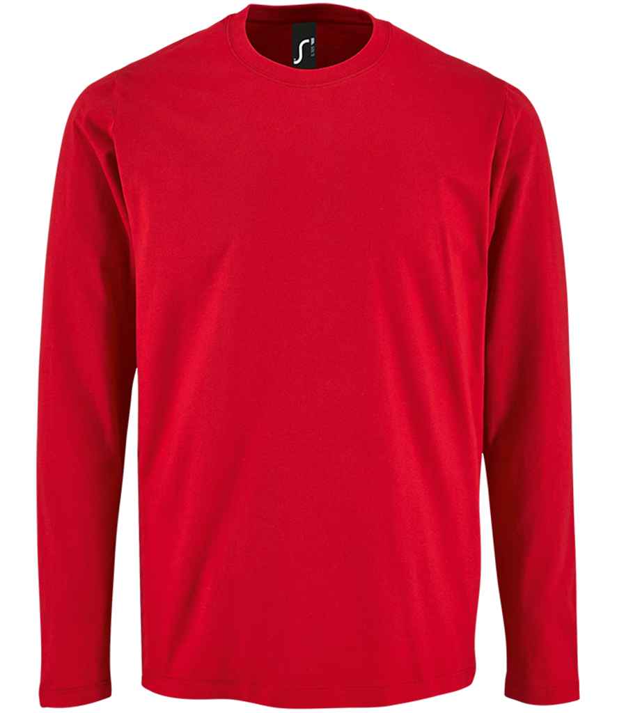 Mens SOL'S Imperial Long Sleeve T-Shirt 02074 - Image 20