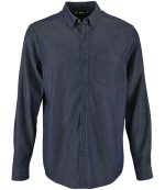 Mens SOL'S Barry Long Sleeve Denim Shirt 02100
