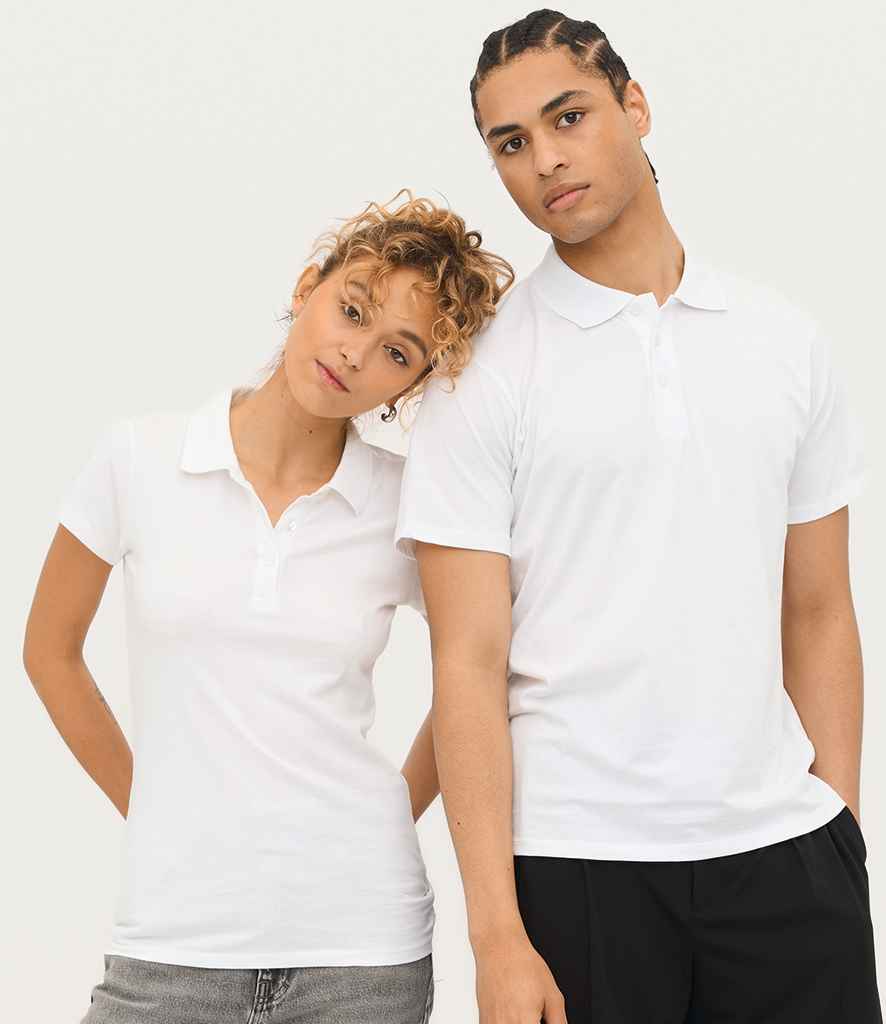 SOL'S Ladies Prescott Cotton Jersey Polo Shirt 11376 - Image 8