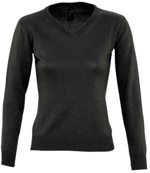 SOL'S Ladies Galaxy Cotton Acrylic V Neck Sweater 90010