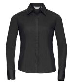 Russell Athletic Collection Ladies Long Sleeve Fitted Poplin Shirt 924F