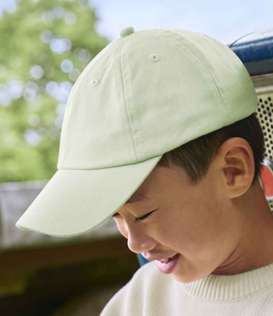 Kids Beechfield Junior Low Profile 6 Panel Dad Cap BB653B - Image 12