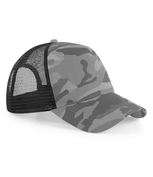 Beechfield Camo Snapback Trucker Cap BB694