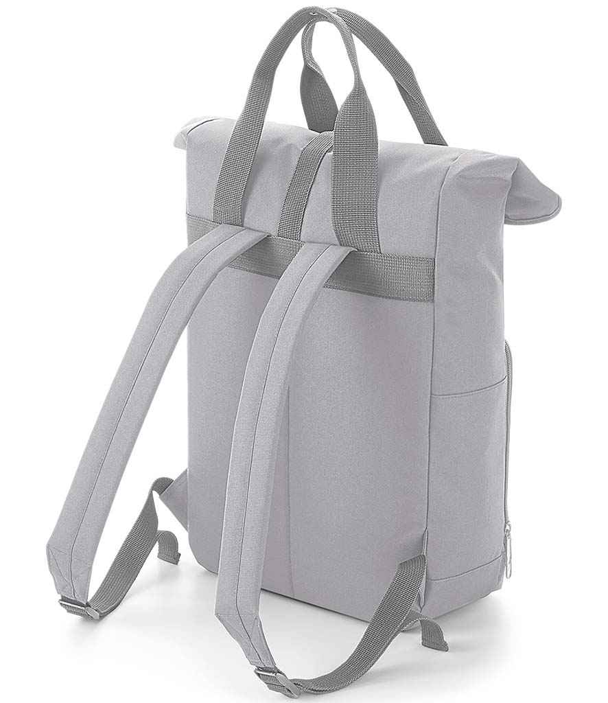 BagBase Recycled Twin Handle Roll-Top Backpack BG118 - Image 12