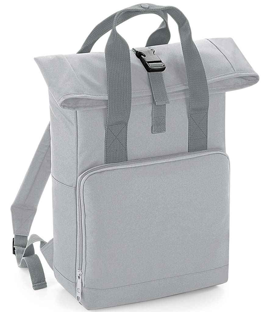 BagBase Recycled Twin Handle Roll-Top Backpack BG118 - Image 11