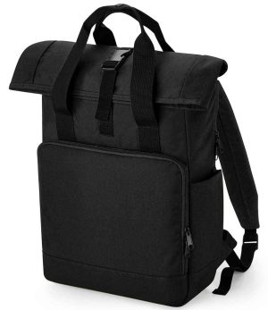 BagBase Recycled Twin Handle Roll-Top Laptop Backpack BG118L