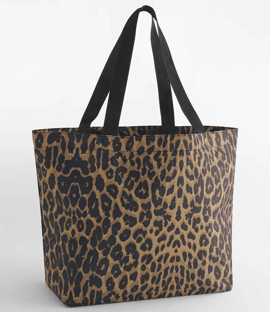 BagBase Leopard Print Carryall Tote Bag BG194