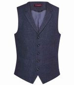 Mens Brook Taverner Memphis Tweed Waistcoat BK520