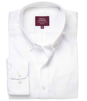 Mens Brook Taverner Whistler Long Sleeve Oxford Shirt BK588