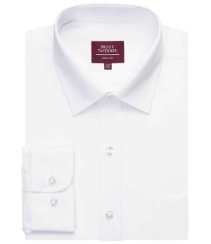Mens Brook Taverner Ortona Classic Fit Long Sleeve Shirt BK590