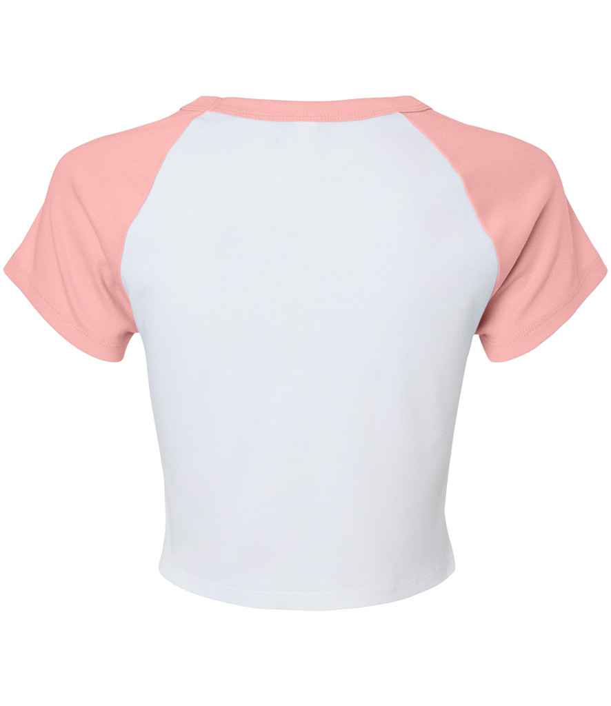 Bella+Canvas Bella Ladies Micro Rib Raglan Baby T-Shirt BL1201 - Image 15