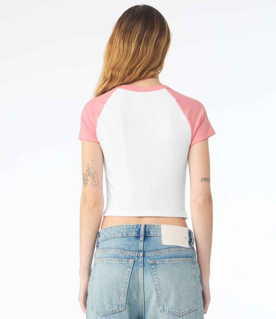Bella+Canvas Bella Ladies Micro Rib Raglan Baby T-Shirt BL1201 - Image 16
