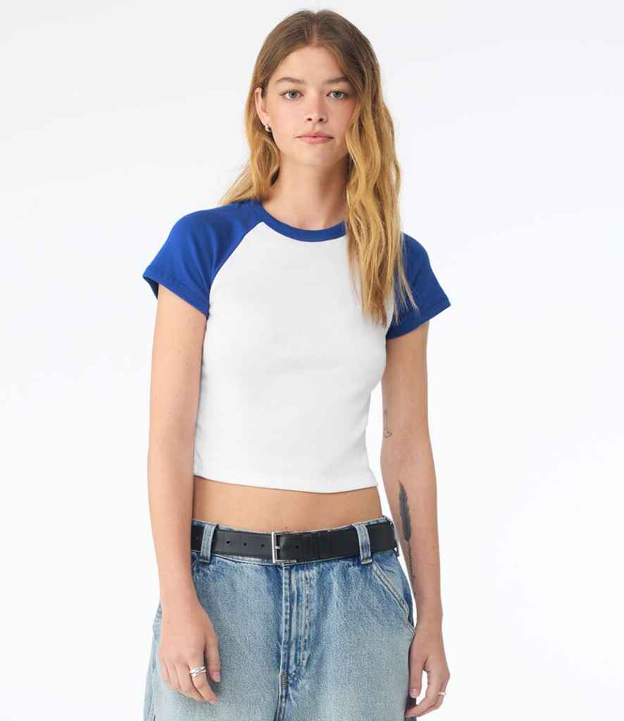 Bella+Canvas Bella Ladies Micro Rib Raglan Baby T-Shirt BL1201 - Image 23