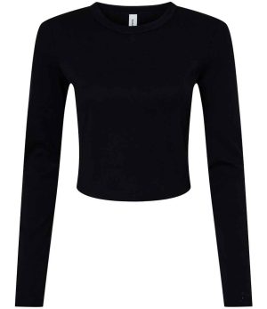 Bella+Canvas Ladies Bella Micro Rib Long Sleeve Baby T-Shirt BL1501