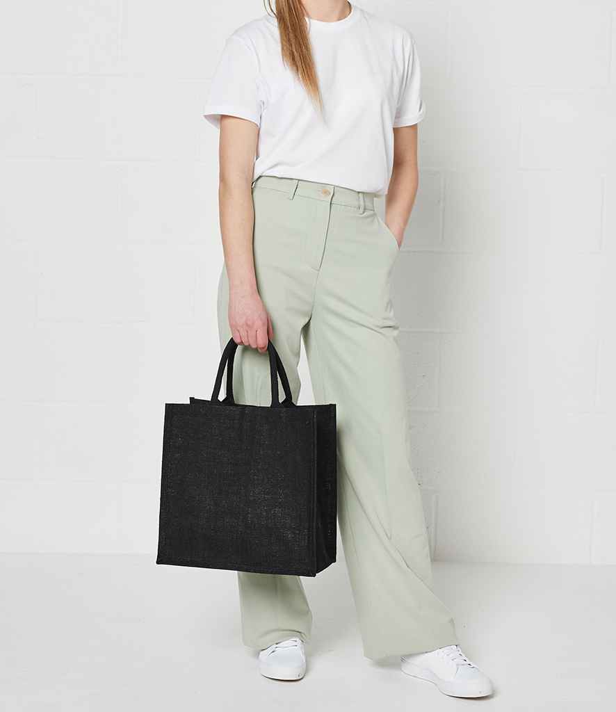 Brand Lab Natural Jute Tote Bag BR102 - Image 2