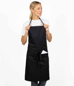 Dennys Bib Apron with Pocket DE121