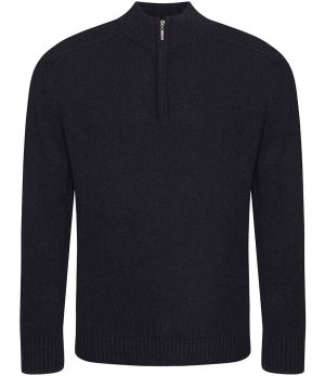 Ecologie Unisex Wakhan Zip Neck Sustainable Sweater EA061