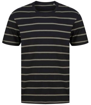 Mens Front Row Striped T-Shirt FR136