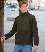 Unisex Front Row 1/2 Zip Micro Fleece FR856