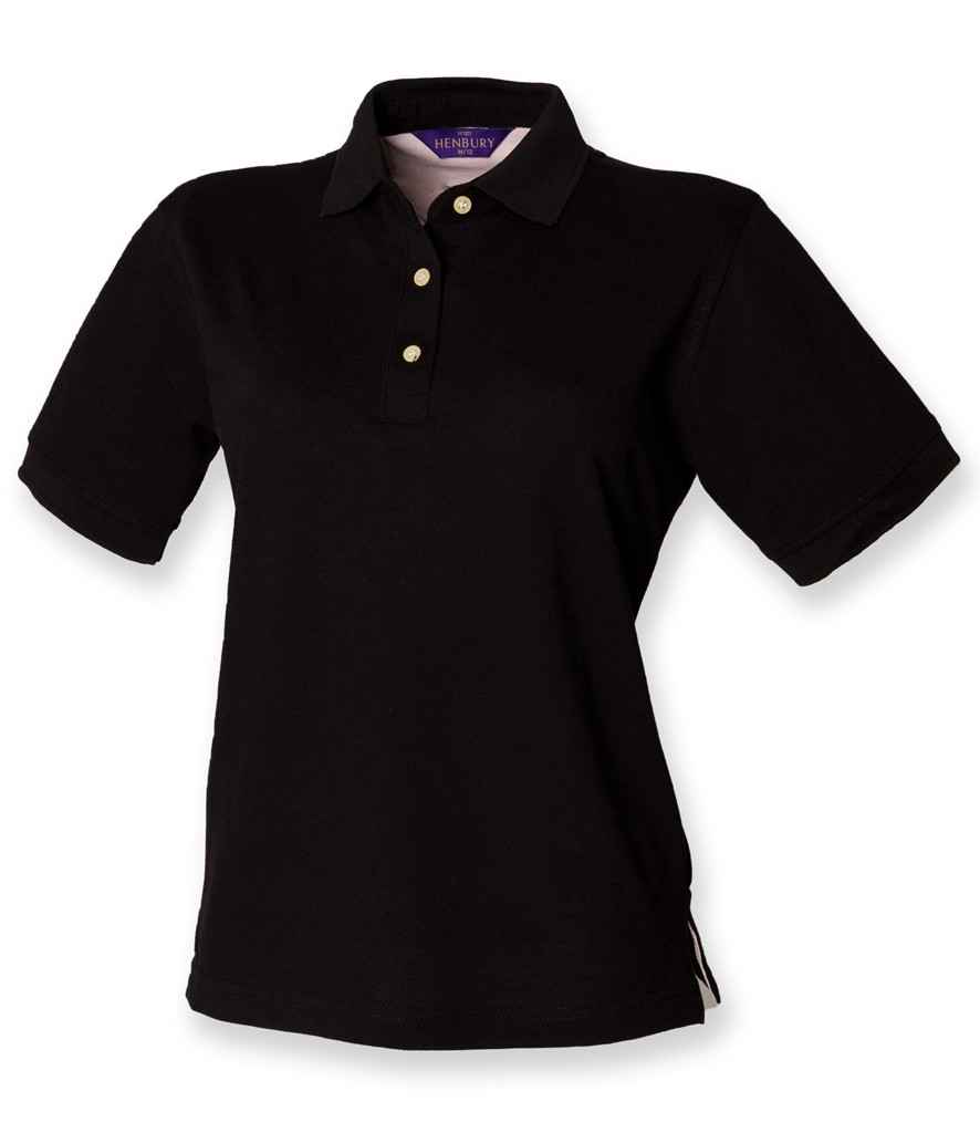 Henbury Ladies Classic Cotton Piqué Polo Shirt H121