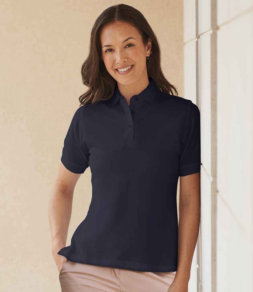 Henbury Ladies Classic Cotton Piqué Polo Shirt H121 - Image 4