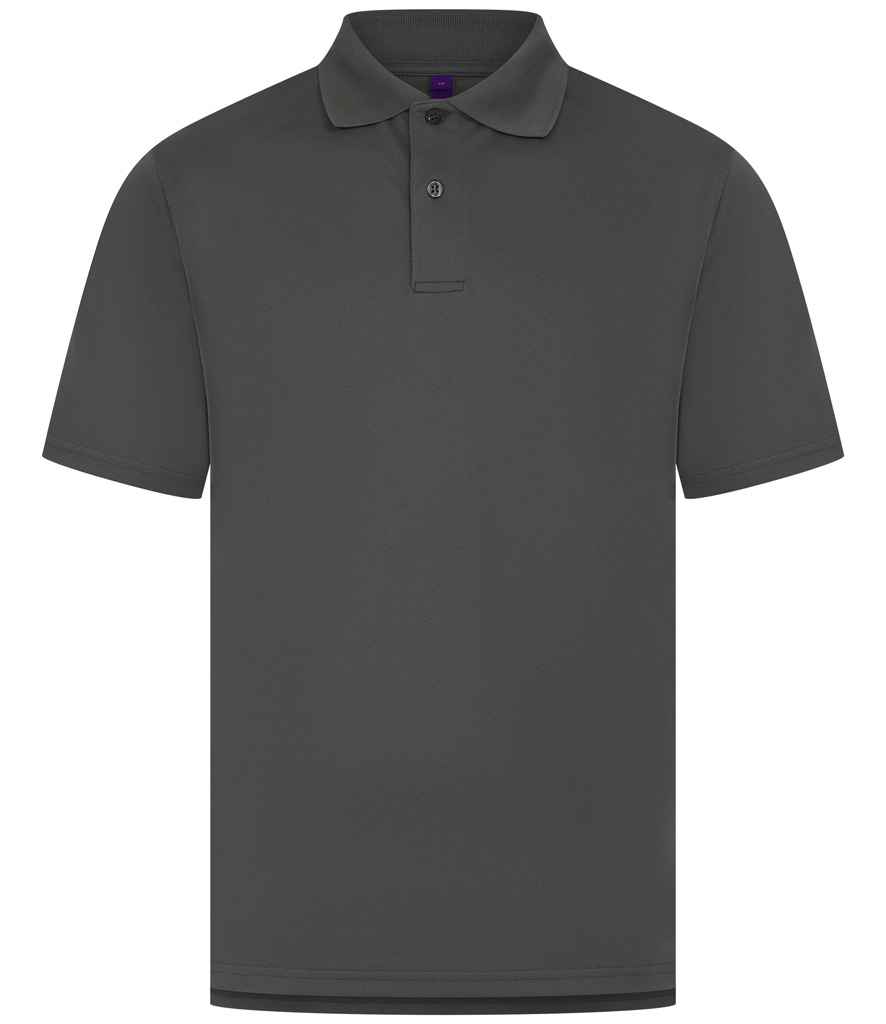 Mens Henbury Coolplus® Wicking Piqué Polo Shirt H475 - Image 59