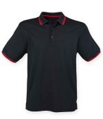 Mens Henbury Coolplus® Tipped Polo Shirt H482