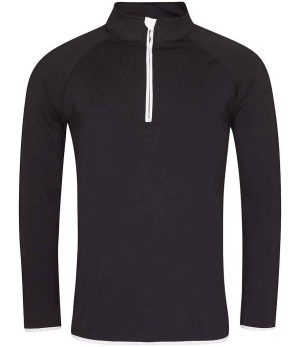Just Cool Mens AWDis Cool Half Zip Sweat Top JC031