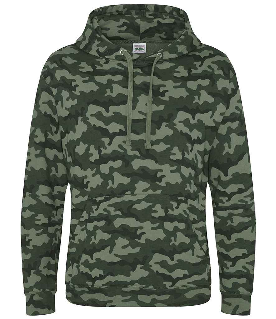 Just Hoods Mens AWDis Camo Hoodie JH014 - Image 3