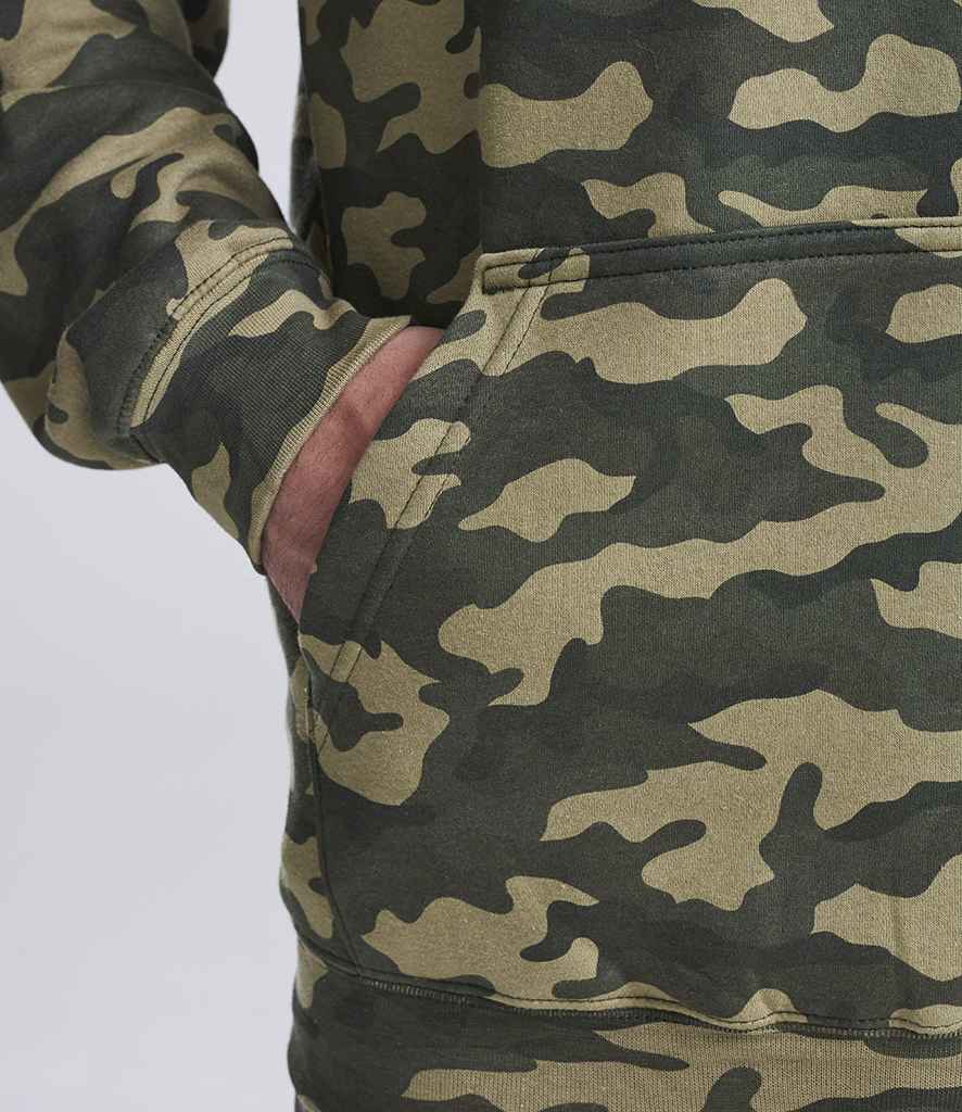 Just Hoods Mens AWDis Camo Hoodie JH014 - Image 5