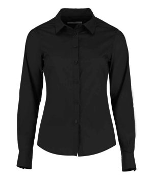 Kustom Kit Ladies Long Sleeve Tailored Poplin Shirt K242