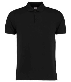Mens Kustom Kit Klassic Heavy Slim Fit Piqué Polo Shirt K408