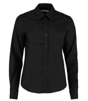 Kustom Kit Ladies Premium Long Sleeve Tailored Oxford Shirt K702