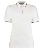 Kustom Kit Ladies St Mellion Tipped Cotton Piqué Polo Shirt K706