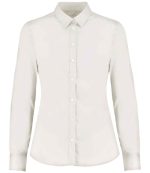 Kustom Kit Ladies Long Sleeve Tailored Stretch Oxford Shirt K782