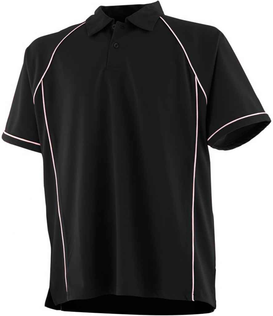 Finden + Hales Kids Performance Piped Polo Shirt LV372 - Image 2