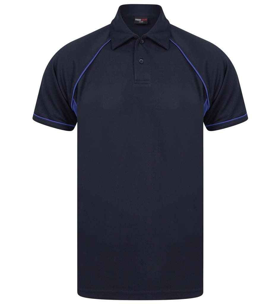 Finden + Hales Kids Performance Piped Polo Shirt LV372 - Image 3