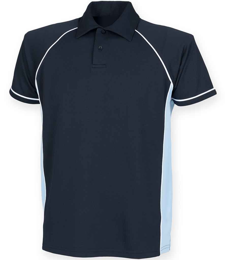 Finden + Hales Kids Performance Piped Polo Shirt LV372 - Image 7