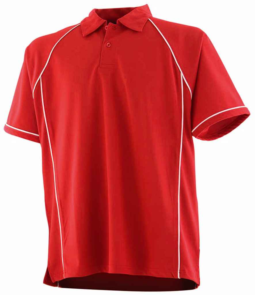 Finden + Hales Kids Performance Piped Polo Shirt LV372 - Image 12