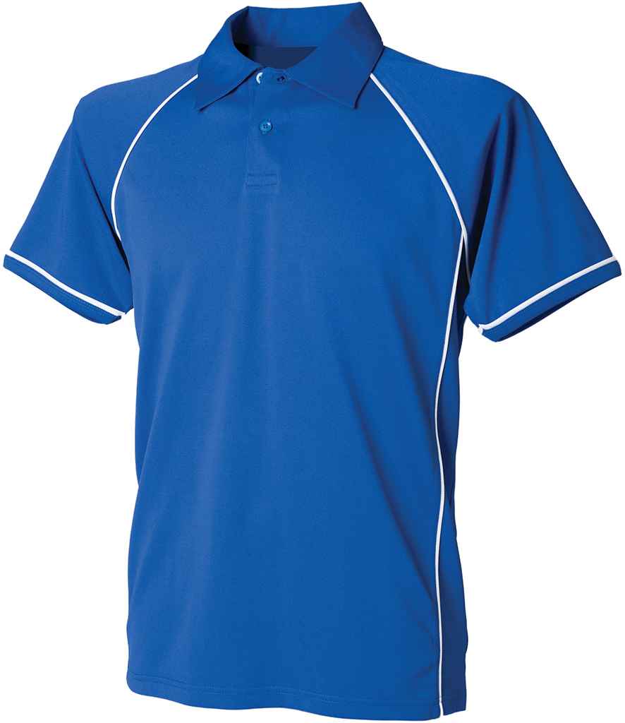 Finden + Hales Kids Performance Piped Polo Shirt LV372 - Image 11