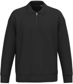 Native Spirit Unisex 1/4 Zip Sweatshirt with Polo Collar NS432