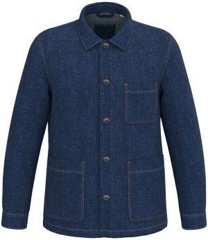 Native Spirit Unisex Dropped Shoulder Denim Jacket NS614