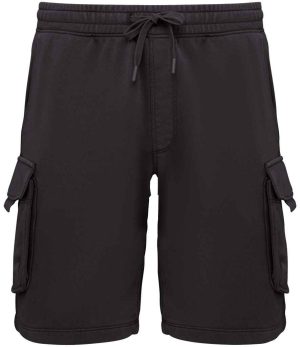 Mens Native Spirit French Terry Washed Effect Cargo Shorts NS717