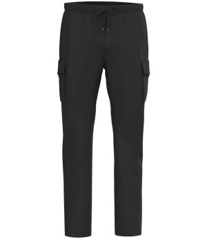 Mens Native Spirit French Terry Washed Cargo Trousers NS777