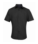 Mens Premier Supreme Short Sleeve Poplin Shirt PR209